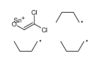 tributyl(2,2-dichloroethenoxy)stannane结构式