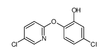 5-chloro-2-(5-chloropyridin-2-yl)oxyphenol Structure