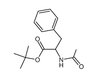 phenylalanine t-butyl ester acetate salt Structure