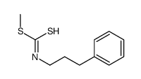 methyl N-(3-phenylpropyl)carbamodithioate结构式