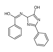 N-(5-oxo-2-phenyl-1,4-dihydroimidazol-4-yl)benzamide结构式