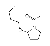 1-(2-butoxypyrrolidin-1-yl)ethanone结构式