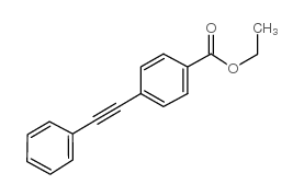 ETHYL 4-(PHENYLETHYNYL)BENZOATE Structure