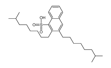 Naphthalenesulfonic acid, diisononyl- structure