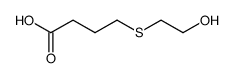 4-(2-Hydroxyethylthio)buttersaeure结构式