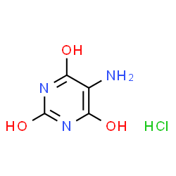 5-AMINO-2,4,6-TRIHYDROXYPYRIMIDINE HYDROCHLORIDE Structure