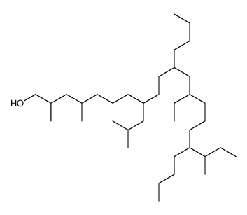 17-butan-2-yl-11-butyl-13-ethyl-2,4-dimethyl-8-(2-methylpropyl)henicosan-1-ol结构式