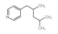 Pyridine,4-(2,4-dimethylpentyl)- Structure