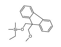 ethyl-[[9-(methoxymethyl)fluoren-9-yl]methoxy]-dimethylsilane Structure