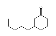 3-pentylcyclohexan-1-one Structure