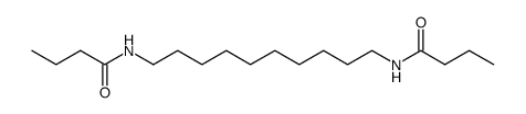 N-(10-butyrylamino-decyl)-butyramide结构式