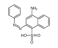 4-amino(phenylazo)naphthalene-1-sulphonic acid结构式