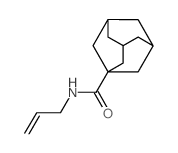 N-prop-2-enyladamantane-1-carboxamide结构式