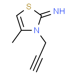 2(3H)-Thiazolimine,4-methyl-3-(2-propynyl)-(9CI) structure