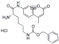 H-LYS(Z)-AMC HCL Structure