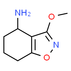 1,2-Benzisoxazol-4-amine,4,5,6,7-tetrahydro-3-methoxy-(9CI)结构式