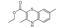 3,7-二甲基-4H-苯并[1,4]噻嗪-2-羧酸乙酯结构式