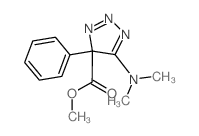 methyl 5-dimethylamino-4-phenyl-triazole-4-carboxylate structure