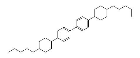 反,反-4,4-二(4-戊基环己基)-1,1-联苯结构式