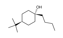 trans-1-butyl-4-tert-butylcyclohexanol Structure