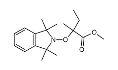 methyl 2-methyl-2-((1,1,3,3-tetramethylisoindolin-2-yl)oxy)butanoate结构式