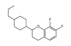 7,8-difluoro-2-(4-propylcyclohexyl)-3,4-dihydro-2H-chromene结构式