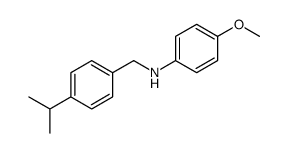 Benzenemethanamine, N-(4-methoxyphenyl)-4-(1-methylethyl) picture