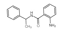 2-amino-N-(1-phenylethyl)benzamide structure