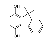 2-(2-phenylpropan-2-yl)benzene-1,4-diol结构式