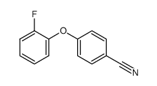 4-(2-fluorophenoxy)-benzonitrile结构式