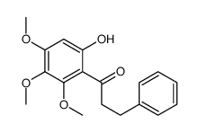 1-(6-hydroxy-2,3,4-trimethoxyphenyl)-3-phenylpropan-1-one结构式