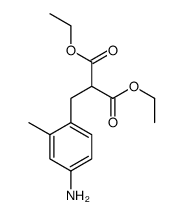 diethyl 2-[(4-amino-2-methylphenyl)methyl]propanedioate Structure