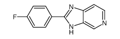 2-(4-fluorophenyl)-3H-imidazo[4,5-c]pyridine Structure