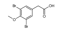 Benzeneacetic acid, 3,5-dibromo-4-methoxy结构式