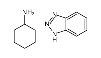 2H-benzotriazole,cyclohexanamine Structure