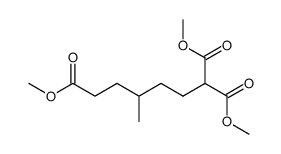 5-Methyl-2-methoxycarbonyl-suberinsaeure-dimethylester结构式