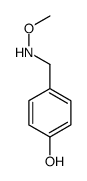 4-[(methoxyamino)methyl]phenol Structure