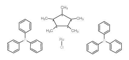 PENTAMETHYLCYCLOPENTADIENYLBIS(TRIPHENY& Structure