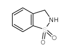 2,3-二氢-1,1-二氧代-1,2-苯并异噻唑结构式