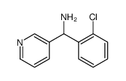 3-Pyridinemethanamine, α-(2-chlorophenyl)结构式