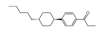 1-[4-(4-Pentyl-cyclohexyl)-phenyl]-propan-1-one Structure