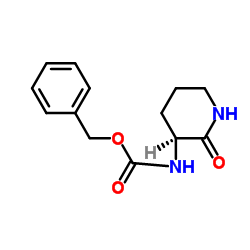 (S)-3-(CBZ-氨基)-2-哌啶酮结构式