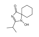 1-hydroxy-2-propan-2-yl-1,3-diazaspiro[4.5]dec-2-en-4-one Structure