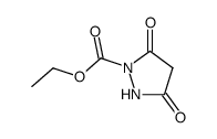 3,5-dioxo-pyrazolidine-1-carboxylic acid ethyl ester Structure