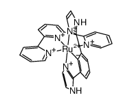 [Ru(1,3-bis(2-imidazolyl)benzene)(2,2':6',2''-terpyridine)](1+)结构式