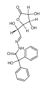 D-Glucuronolacton-hydroxy-diphenyl-acetylhydrazon Structure