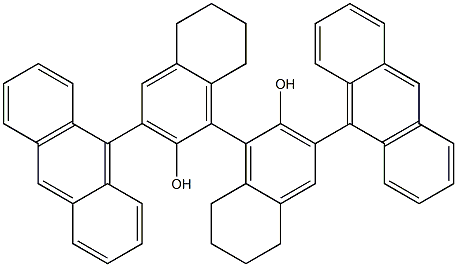 (R)-3,3'-二-9-蒽基-5,5',6,6',7,7',8,8'-八氢-1,1'-联萘酚图片