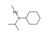 methylmagnesium N-cyclohexylisopropylamide Structure