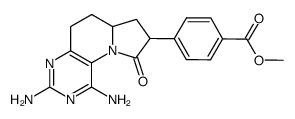 methyl 4-amino-4-deoxy-5,10-carbonyl-5,6,7,8-tetrahydro-8,10-dideazapteroate结构式