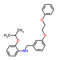 2-Isopropoxy-N-[3-(2-phenoxyethoxy)benzyl]aniline Structure